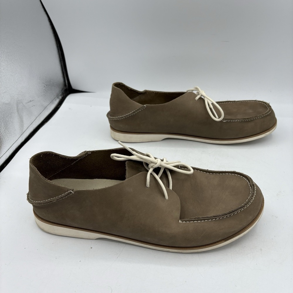 Olukai Shoes Mens Size 11 Holokai Boat Brown Thin Leather‎ - Picture 8 of 10